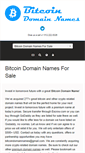 Mobile Screenshot of bitcoindomainnames.com